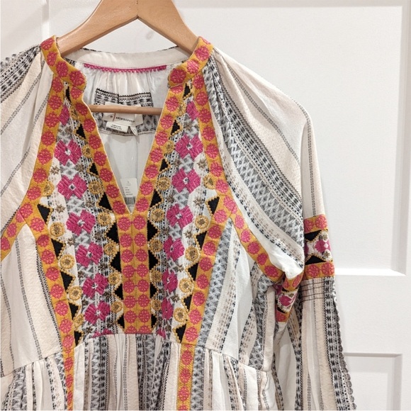 Anthropologie Lottie embroidered Dress - Picture 11 of 11